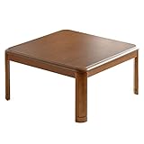 タンスのゲン こたつ 【速暖2秒！600Wハロゲンヒーター】 テーブル本体 手元コントローラー 家具調 テーブル 一人用 正方形 80×80cm 木目 UV塗装 継ぎ脚 ブラウン 68140093(105337)