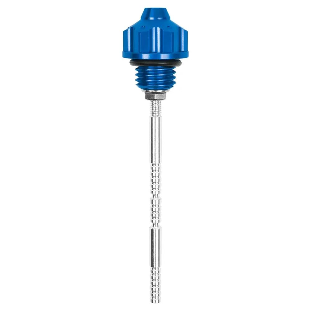Moto Indicatore di Livello Olio Asta di Livello Antifurto Tappo del Serbatoio 'olio Motore Compatibile con i Modelli di Scooter PCX125 PCX150 PCX160(Blue)
