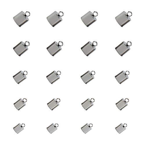Embouts de cordon en acier inoxydable UNICRAFTALE pour réparer et finaliser vos cordons épais - 3