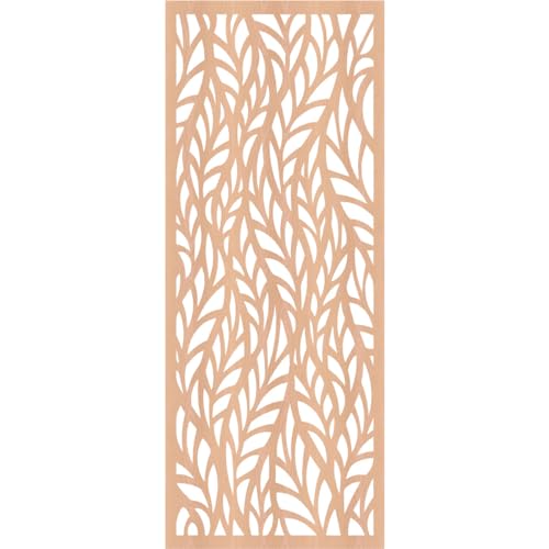 Image of Ortonville Decorative Pierced Fretwork Wood Wall Panels, 11 3 /8 inchW x 29 3 /8 inchH x 3 /8 inchT, Alder