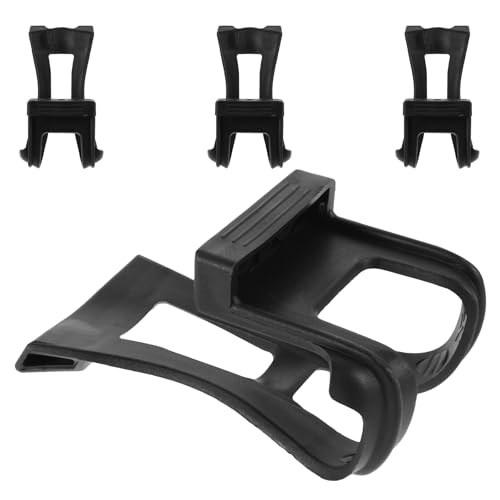 Installazione comoda: i fermapiedi con gabbia a clip sono facili da attaccare, rendendo semplice migliorare le prestazioni e la sicurezza della tua bici in pochissimo tempo, fermapiedi per pedali, gabbia per puntali da ciclismo