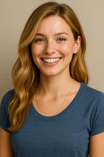 Real 14k Solid Yellow Gold Singapore Chain Necklace with Spring Ring, Jewery Gift for Her Him4