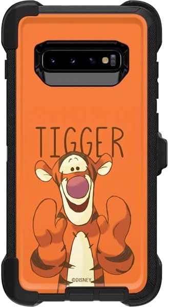 Skinit Decal Phone Skin Compatible with OtterBox Defender Galaxy S10 - Officially Licensed Disney Winnie The Pooh Tigget Portrait Design