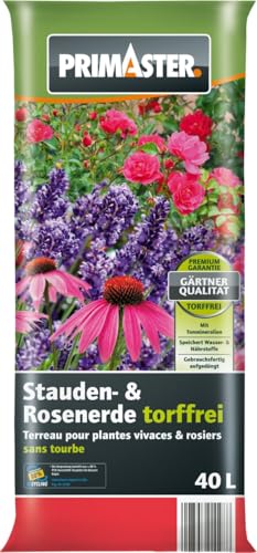 Primaster Stauden- & Rosenerde torffrei 40 L