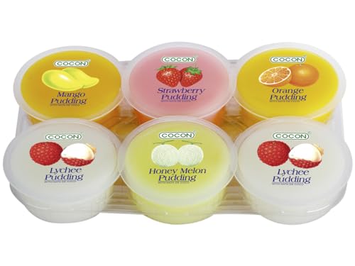 Cocon Assorted Fruit Jelly Pudding 6 x 80g