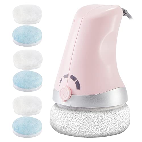 Body Sculpting Machine,Cellulite Massager Electric Deep Tissue Handheld Body Cellulite Remover With 6 Massage Washable Pads (Pink) #TOP28