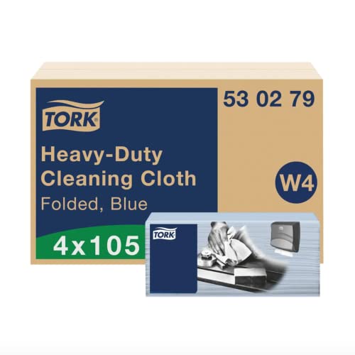 Toallitas Tork W4 extra fuertes azules 530279 de limpieza absorbente en caja con 525 unidades