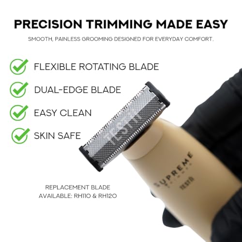 Image of Supreme Trimmer Testii Men's Body Groomer & Groin Hair Trimmer STH120
