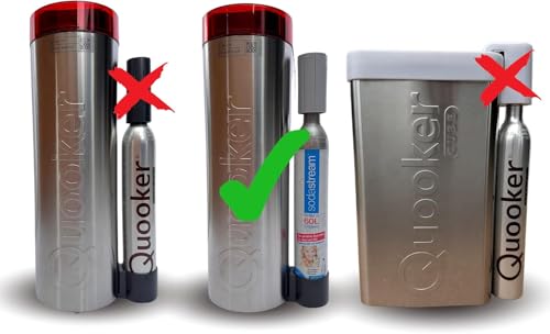 SPRUDELUX® CO2-Druckregler 4 bar | Kostenersparnis für Cube-Nutzer | Einfache Installation | für Cube Wassersprudler kochend-Wasserhahn Flex, Fusion | Ersetzt den Cube Zylinder zu 425g CO2 zylinder