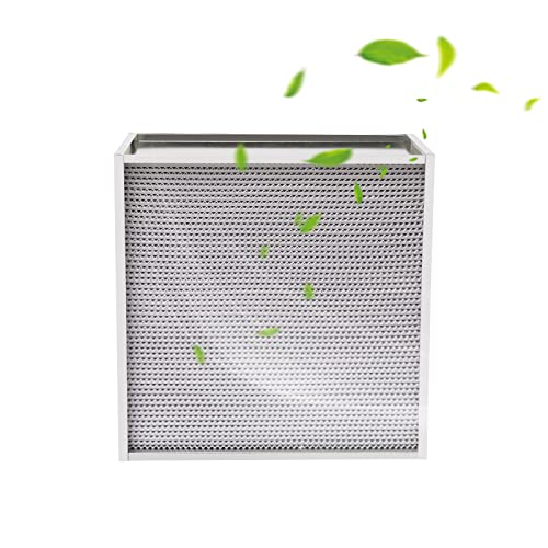 HEPA Replacement Filter, 24''x24''x11.5'' AC Filter, True HEPA Folding Air Filter, Replacement Air Filter with Galvanized Frame, 99.99% Standard Filter for Smoke, Dust, and Hazardous Vapors