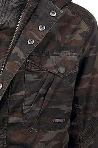 Brandit Parkmont Jacket Männer Winterjacke camouflage L 100% Baumwolle Basics