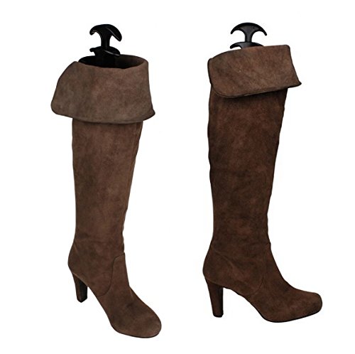 SteelFever 1 Paar Dame Frauen automatische Boot Bäume/Shapers mit Griff 16,3 Zoll