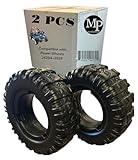 MP Maresh Products Replacement for Power Wheels J4394-2529 Wheel 2-Pack Compatible with Jeep Hurricane & Ford F-150 Raptor Ride-On Toys – Front or Rear Tires – Black Plastic 12V Ride-On Wheels