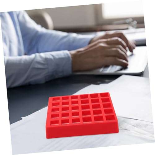 Caja organizadora de monedas roja Lurrose 2pcs miniatura 3