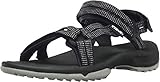  Teva W Terra Fi Lite, Sandalias de Punta Descubierta para Mujer, Negro (City Lights Black/Pastel), 37 EU