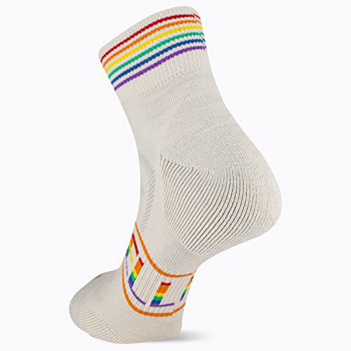 Image of Merrell Unisex Men's and Women's Zoned Cushioned Wool Hiking Ankle Socks - Breathable Arch Support
