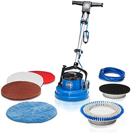 Prolux Core Heavy Duty Single Pad Commercial Polisher Floor Buffer Machine Scrubber (15 Inch Commercial Duty)