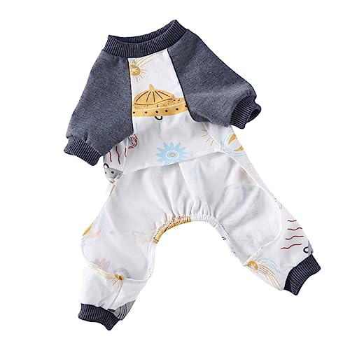 OUNONA ペットパジャマ 犬 ペットのおもちゃ 屋外ペット わんわん ペット用品 ポリエステル