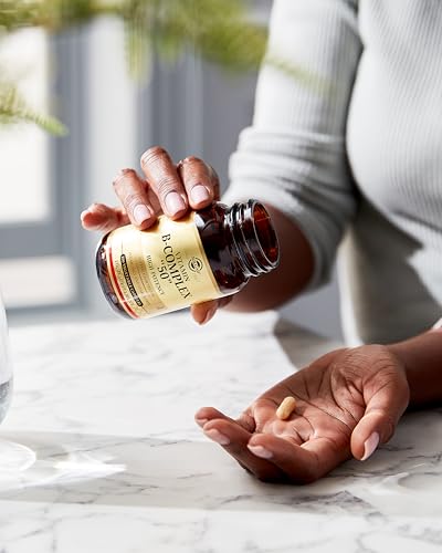 Solgar Vitamin B-Complex ''50'' Vegetable Capsules - Pack of 50 - High Potency Daily Capsule - Supports Mental Performance, Reduces Fatigue - For Busy and Active Lifestyles - With Thiamine, Riboflavin, Folic Acid - Vegan - Image 6