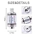 groword Coaxial Surge Lightning Protector for Coaxial TV Antenna and Satellite in-Line 75 Ohm 5-2500MHz, 2 Pack Hum/Buzz/Noise Eliminator,Low Loss (5-2400MHz)