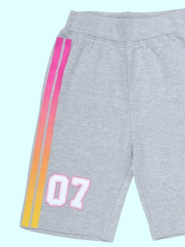 Image of KiddoPanti Girls Knee Length Cycling Shorts Pack of 2