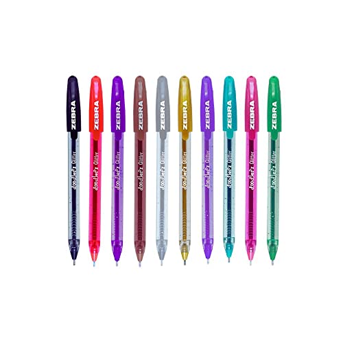 Opiniones y reviews de Glitter de Colores los preferidos por los clientes. 49 Zebra Mexico 8917-67 Zebra Rollerball Doodler'Z, Estuche con 10 Rollerballs Stick de Tinta Gel, color Neón y Glitter