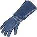 KBar7 Welding Gloves 1 Pair Heat Resistant for Forging, Stick, Mig Tig Womens and Mens XS, Small, Medium,Large,XL, XXL (XXL, Black)