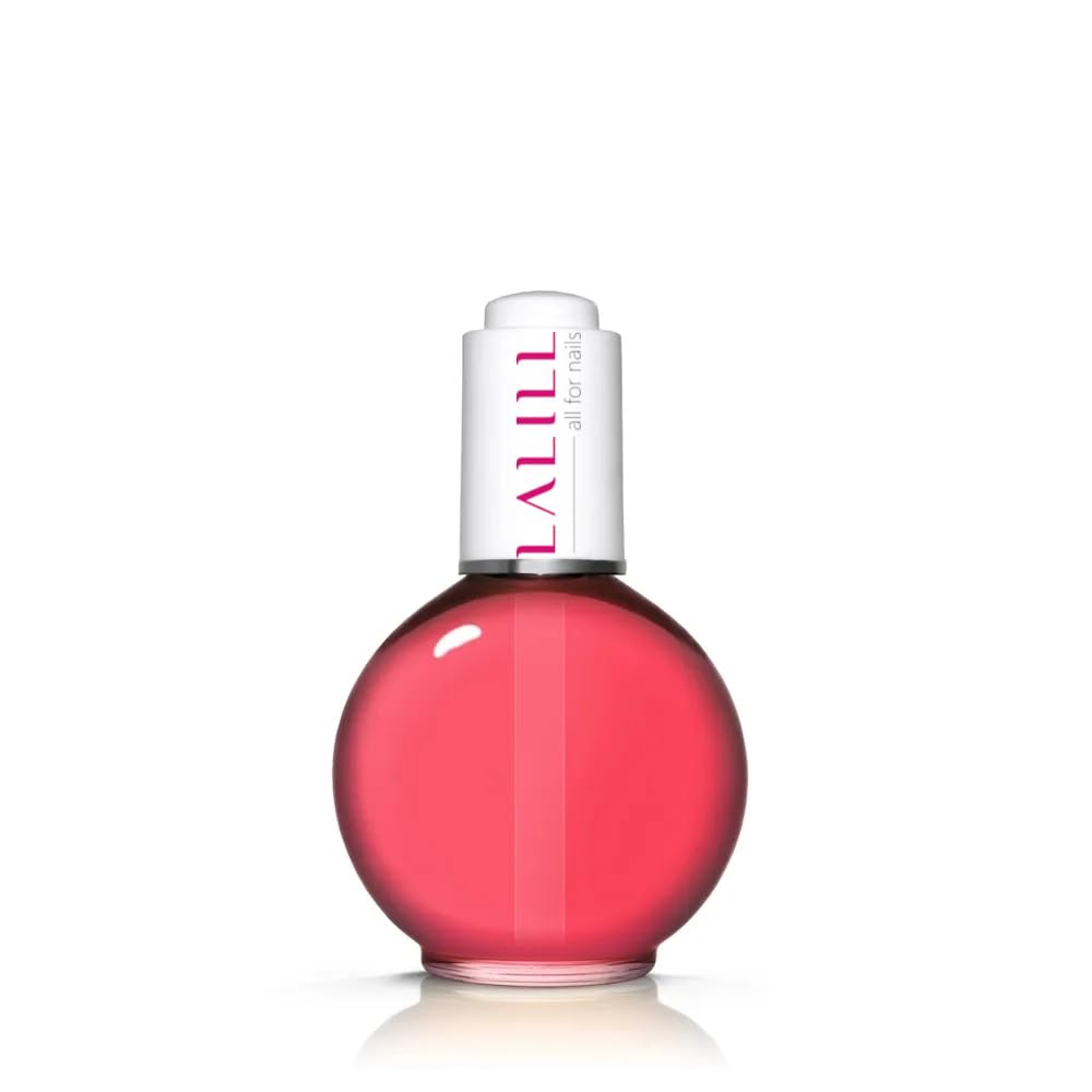 LALILL Nail Cuticle Oil 75ml - Nagelhautöl Süßgummi – Nagelpflegeöl mit Mandelöl & Pfirsichkernöl – Veganes Maniküre Öl für Nagelhaut & Nägel – mit Pipette für präzise Dosierung