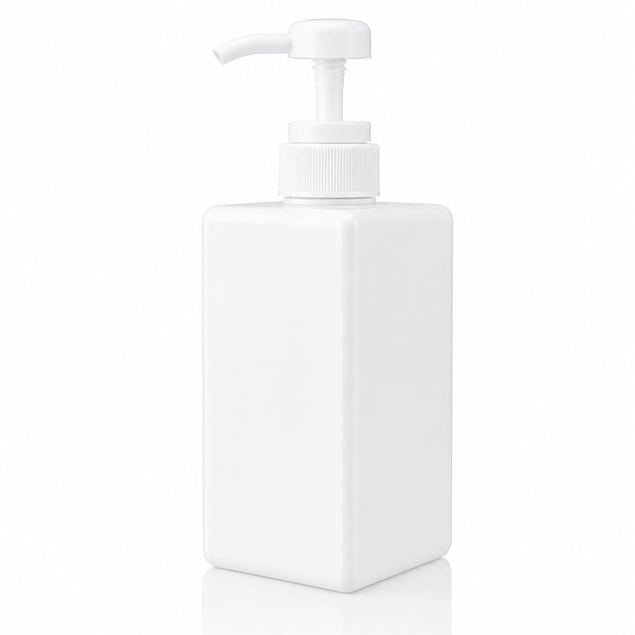 draxil refillable shampoo pump bottle for shower, large capatity conditioner dispensers for bathroom, plastic pump press bottles for lotion, hand wash (white - 22 oz / 650 ml = 1 pc)