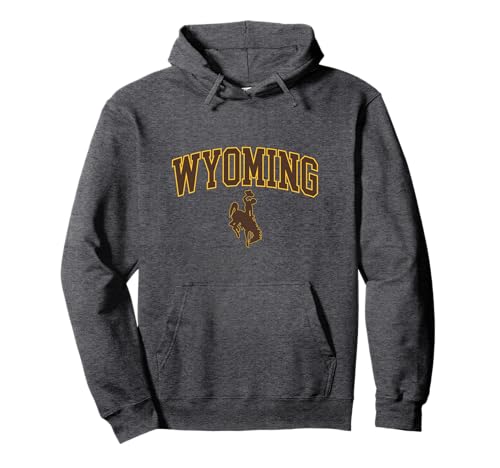 University of Wyoming Mens Fan Favorite Arch | Wyoming Pullover Hoodie