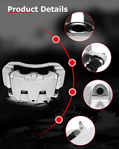 Image of cciyu 18B5054 18B5055 Front Left & Right Brake Calipers With Bracket For Chrysler For Aspen,For Dodge For Dakota /For Durango /For Ram 1500,For Ram For 1500 /For Dakota