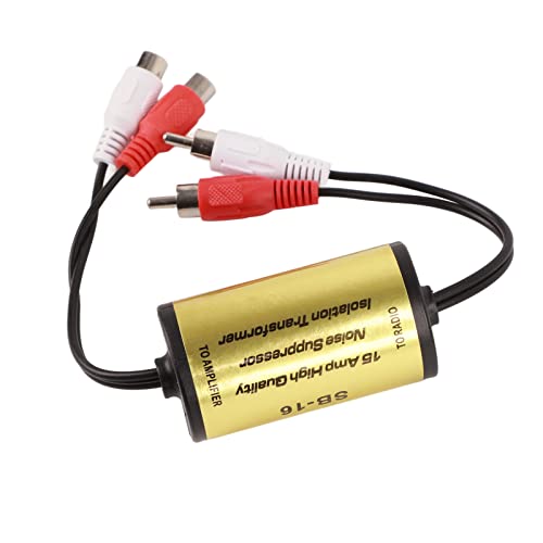 Isolateur de boucle de masse KIMISS 12V filtre de bruit audio en ABS