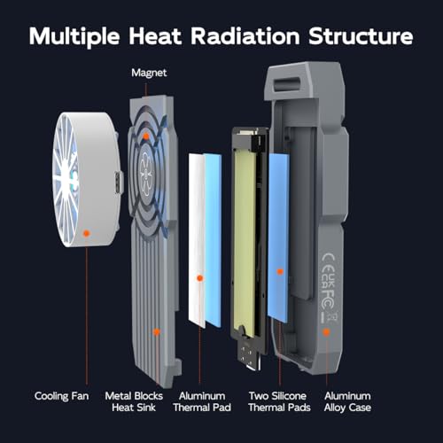 Image of MAIWO 40Gbps Thunderbolt 4 M.2 NVMe SSD Enclosure for M1 M2 Pro /Max, Compatible with Thunderbolt 4 /3 USB4 /3.2 /3.1 /3.0 /2.0, 8TB Capacity, Support 2280 M&B+M-Key, Tool Free