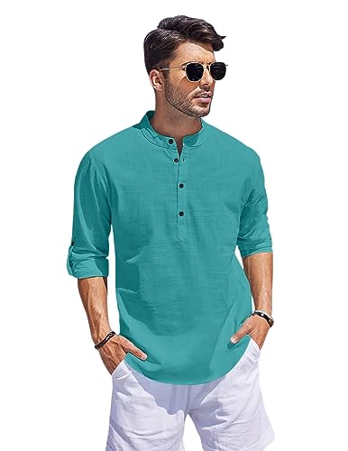 Image of Bellstone Kurta for Man | Men's Trendy Short Kurta | Shirt for Man | Men's Casual Shirts | Kurta Wedding for Men | Stylish Full Sleeve Shirts | Mandarin Collar Short Kurta for Men