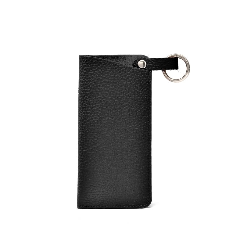 Eyeglass Case with Belt Clip Leather Solid Glasses Pouch Women Aesthetic Soft Glasses Portable Hanging Neck-image-10