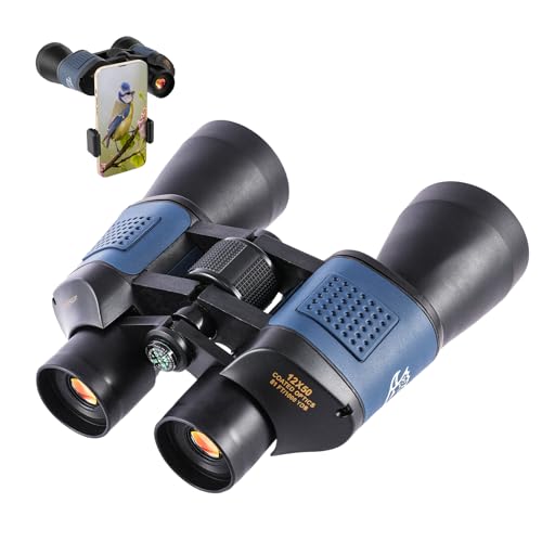 12x50 HD Bird Watching Binoculars for Adults High Powered with