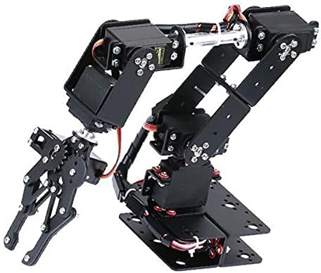 6DOF Robot Arm Claw Kit x2 for DIY Robotics | Stable Aluminum Build | Smooth Rotation, Metal Gear | Educational Maker Education | for College Students & Makers, As Described