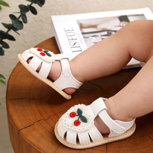 Image of Infant Baby Boys Girls Summer Sandals Party Wedding Dress Flats Shoes Newborn Crib Shoes First Walkers Prewalkers 0-18 Months
