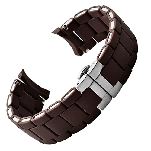 Bracelet montre Armani AR5920 en silicone blanc pour le quotidien