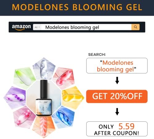 Modelones Gel Base and Top Coat No Wipe Gel Top Coat Nail Polish UV LED Drying Glossy Shine Top and Base Coat Set Long Lasting 2Pcs 10ml