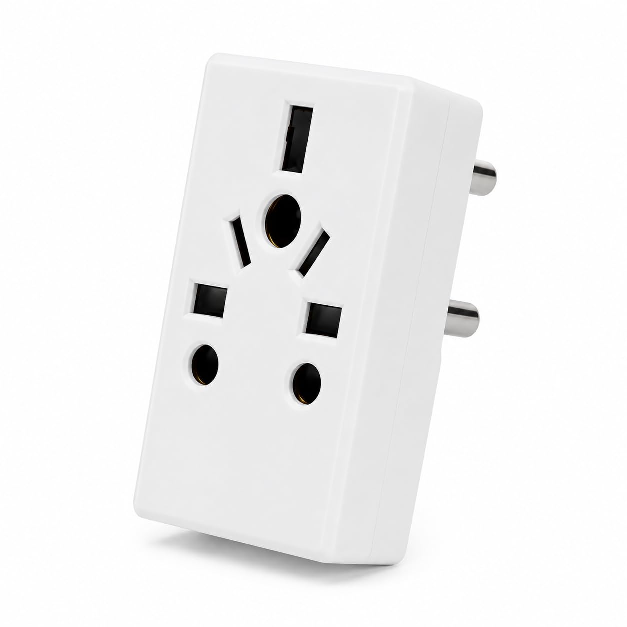 Prosac Universal Travel Adapter with Type D Plug | International Power Adapter for US, UK, EU & 150+ Countries | Built-in Fuse, Fire-Resistant Body, LED Indicator | Pack of 1-image-44