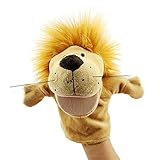 4. REGALO PARA NIÑOS -- Nuestros materiales y artesanía son excelentes.¡La marioneta de mano de león puede ser una buena opción de regalo para cumpleaños, nacimiento de bebés, Semana Santa, Día de San Valentín, Navidad y otros días festivos!Es adecuado como regalo para los niños.