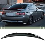 Syon Auto FITS 2007-2013 BMW E92 3 SERIES GLOSSY BLACK PSM STYLE HIGHKICK TRUNK SPOILER WING