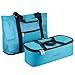 Borsa da Spiaggia TOTYCOCO con Borsa Termica Portatile da Viaggio a Doppia capacità con Borsa da Campeggio a Doppia capacità