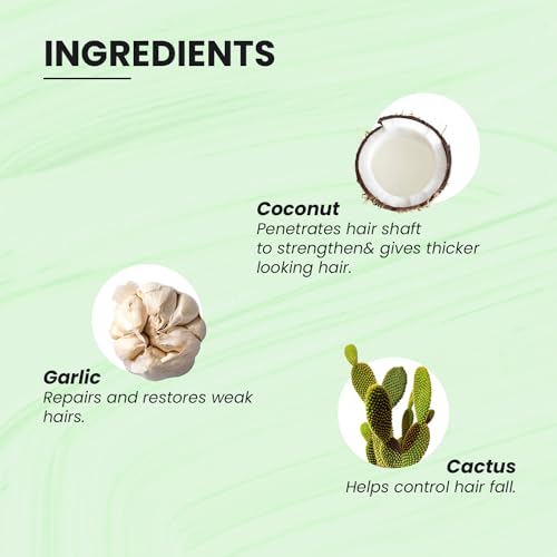 Vatika Naturals Multivitamin Cactus Hair Mask - 500g, Green, 500 g (Pack of 1) - Image 4