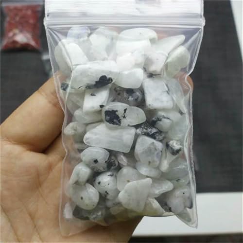 LNKUGN Cristaux de guérison, mélange de Quartz Clair, Gravier de guérison, Pierres roulées pour la décoration d'aquarium
