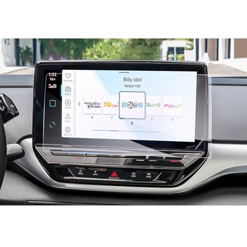 GAFAT Film De Protection Écran Navigation 12,9" Verre Trempé VW ID.4 ID.5 GTX Pro ID.Buzz 2024-2026 - Anti-Rayures 9H