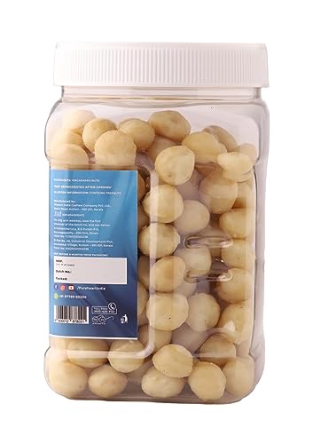 Image of Pureheart Natural Macadamia (650 gm, Pack of 2)- Premium Australian Macadamia Nuts, Rich in Antioxidants - Whole, Exotic, and Crunchy Dry Fruits, Ideal Snacks, No Additives - Reusable Jar
