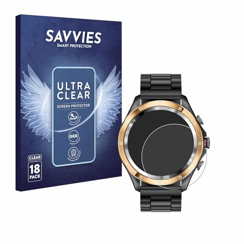savvies Screen Protector compatible with Lige AS1829C Protection Film Clear 18-Pack
