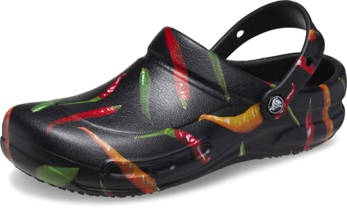 Image of Crocs Unisex-Adult Bistro Graphic Clogs, Slip Resistant Work Shoes